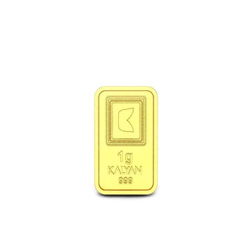 Candere By Kalyan Jewellers 1 gram 24k (999) Yellow Gold Precious Bar
