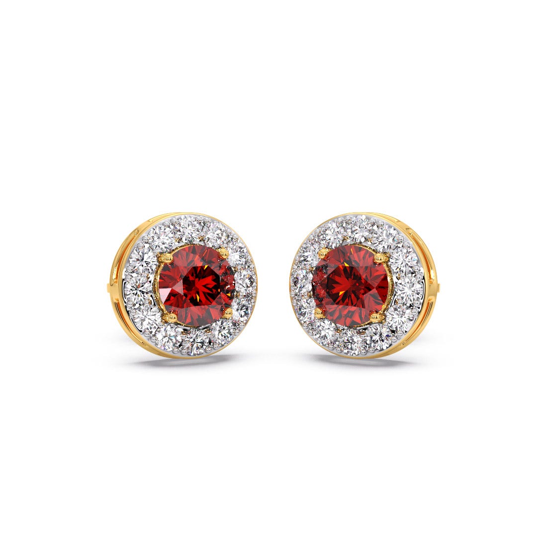 Chitrali Garnet Earrings