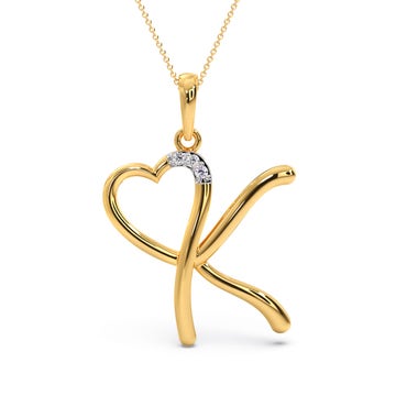 K Love Diamond Pendant