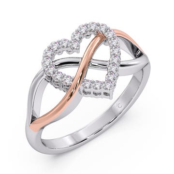Asta Heart Diamond Ring