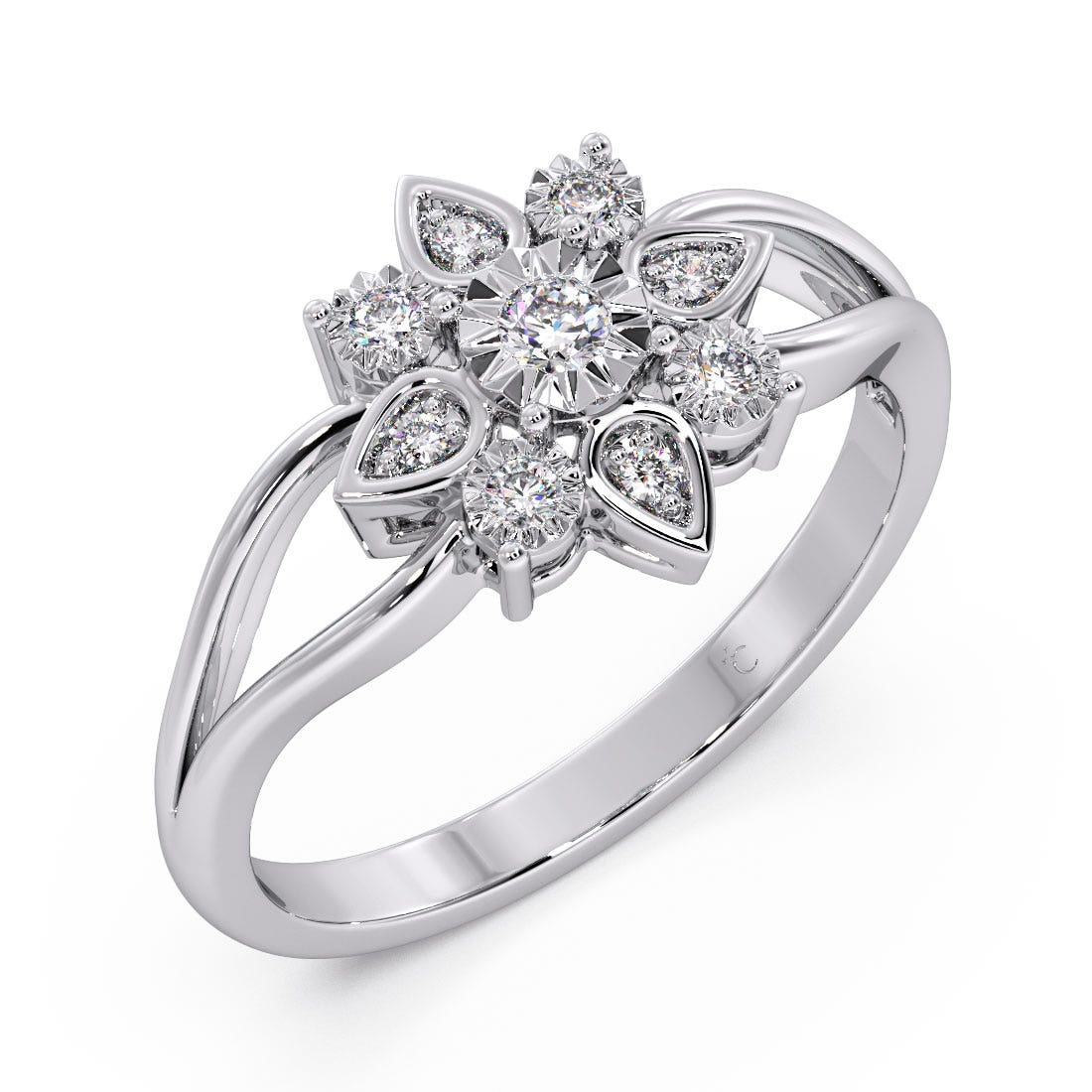 Northstar Miracle Plate Diamond Ring