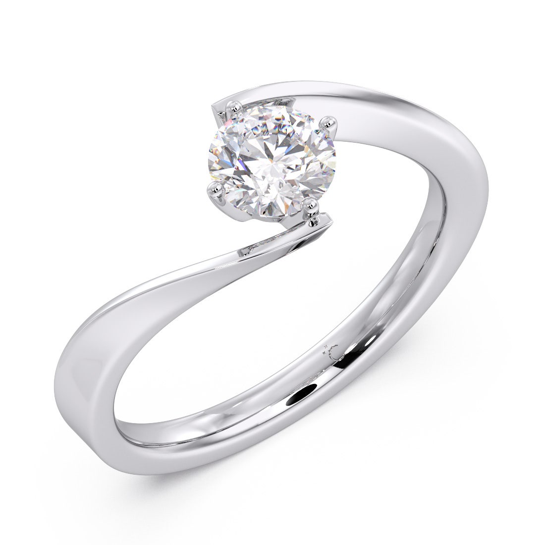 Kleon Solitaire Diamond Ring
