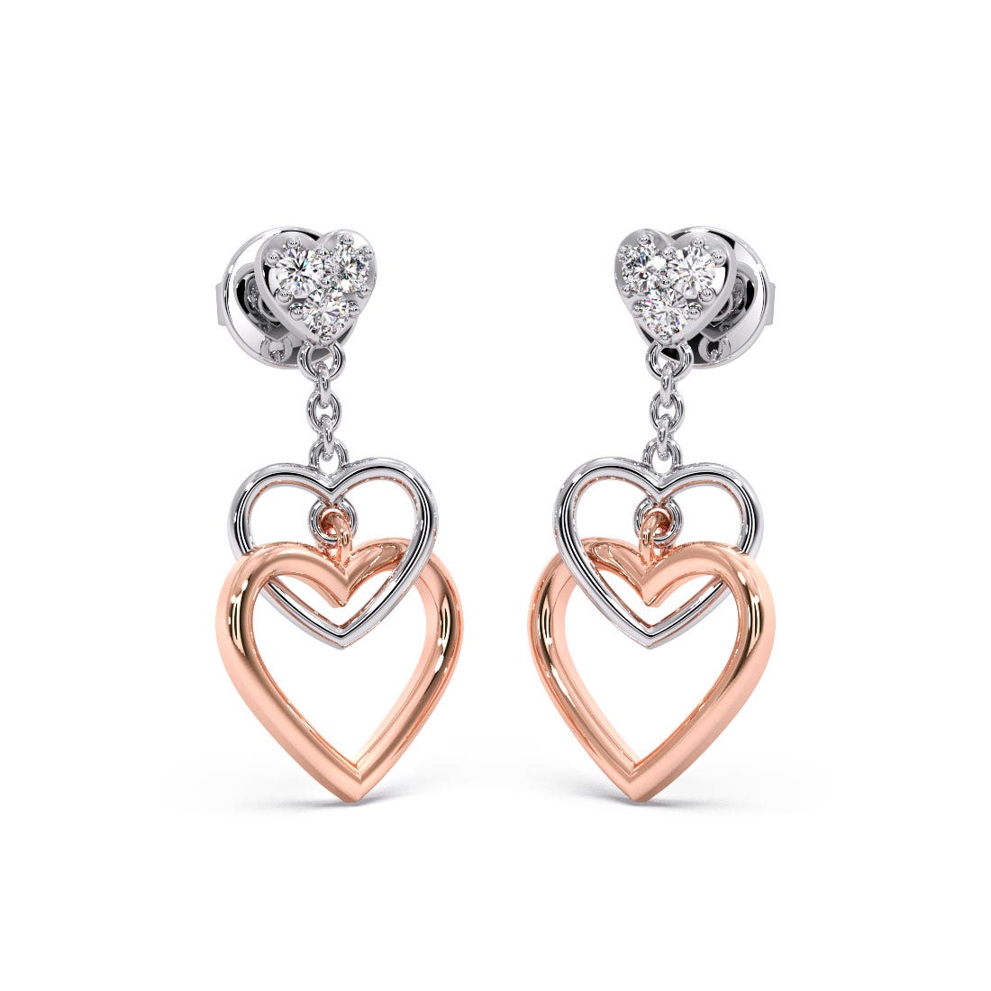 Fall in Love V.Day Diamond Earrings