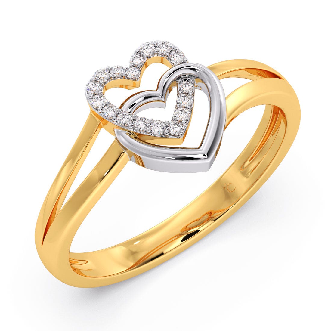 Perfect Duet V.Day Diamond Ring