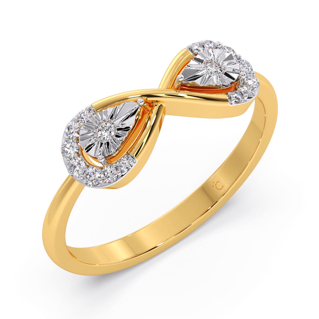 Promise of Infinity Miracle Plate Diamond Ring