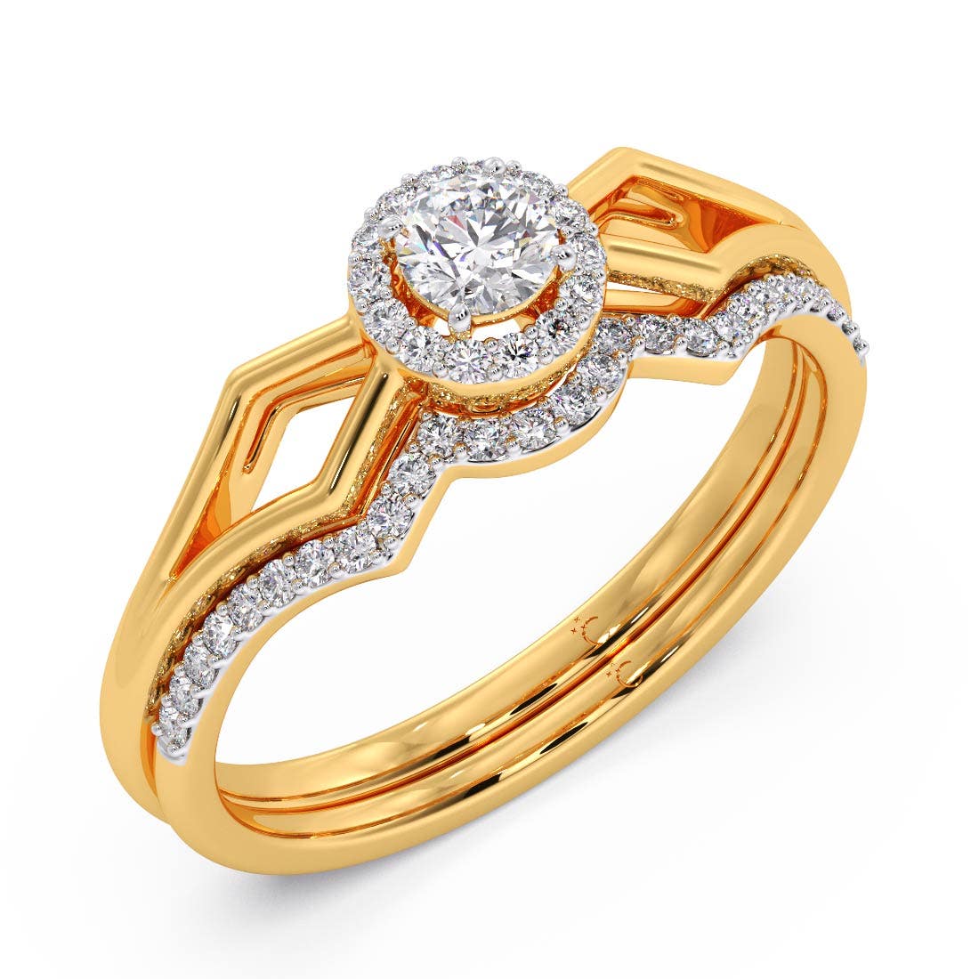 Majestic Solitaire Diamond Ring