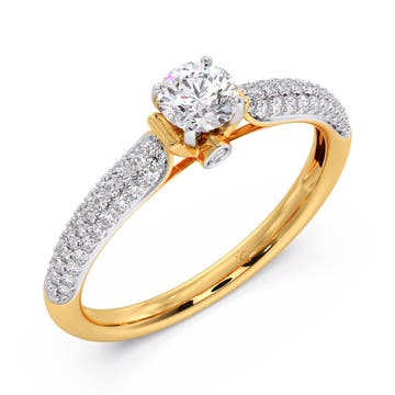 Royally Yours Solitaire Diamond Ring