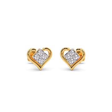 Icy Hearts Diamond Multi Pierced Earrings