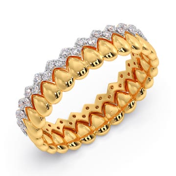 Pear Essence Diamond Stackable Ring