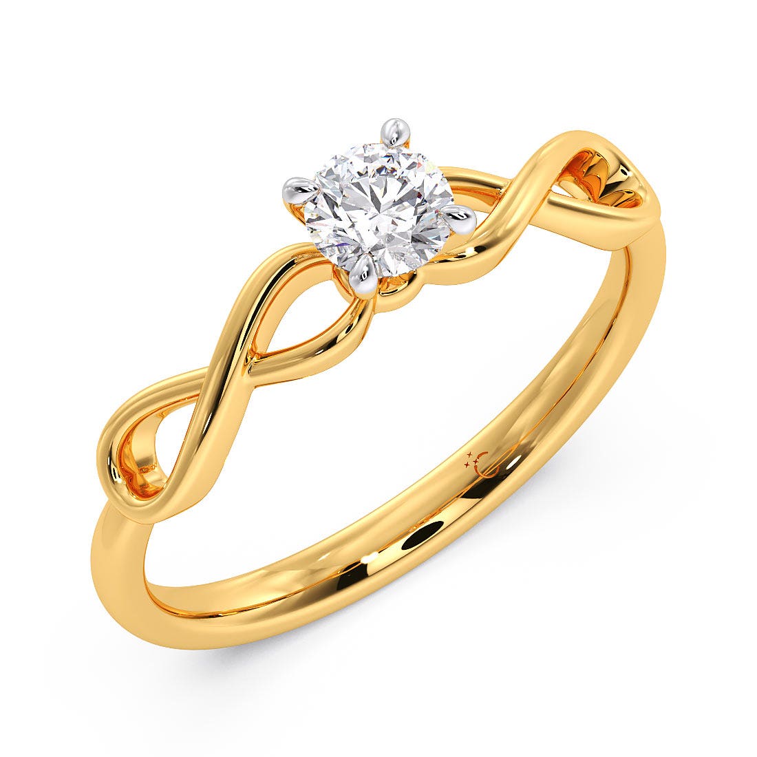 Eternal Sheen Diamond Solitaire Ring