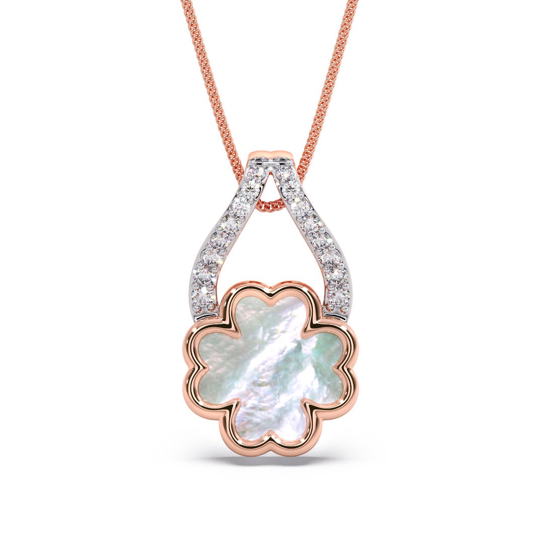Charmed Clover Diamond Pendant