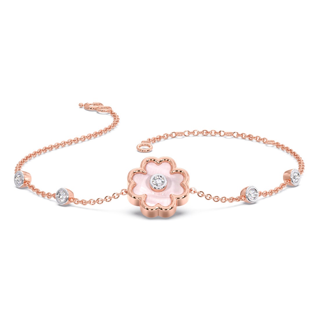 Axis Clover Diamond Bracelet