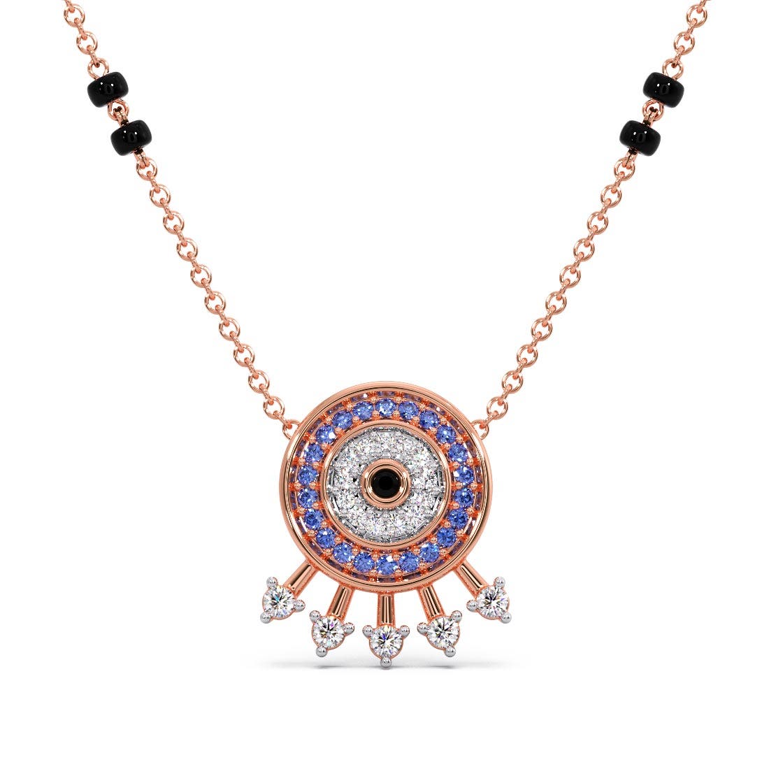 Glare Evil Eye Diamond Mangalsutra