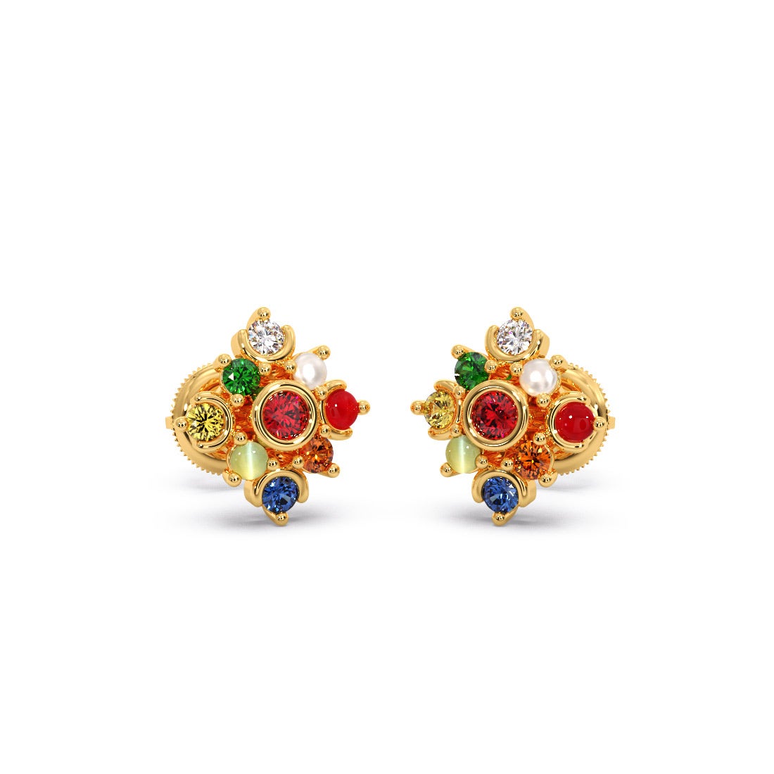 Dipta Navratna Earrings