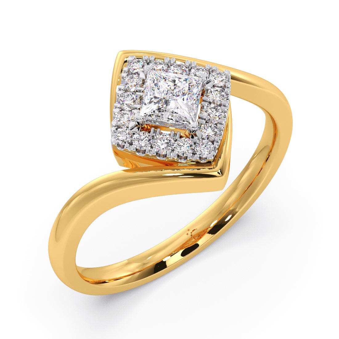 Princess Love Solitaire Diamond Ring