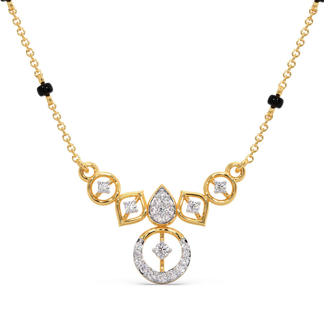 Purva Diamond Mangalsutra