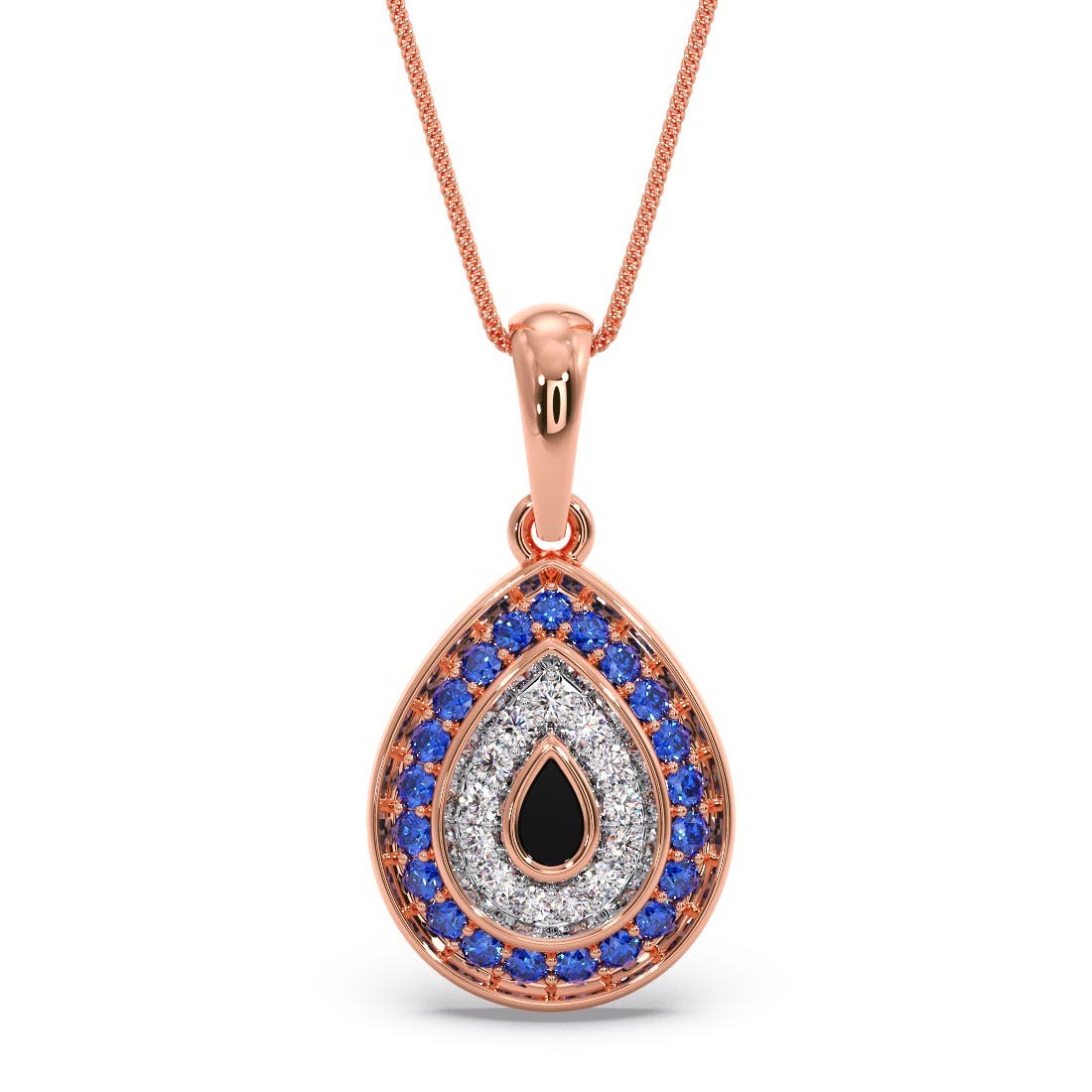 Anuka Diamond Evil Eye Pendant