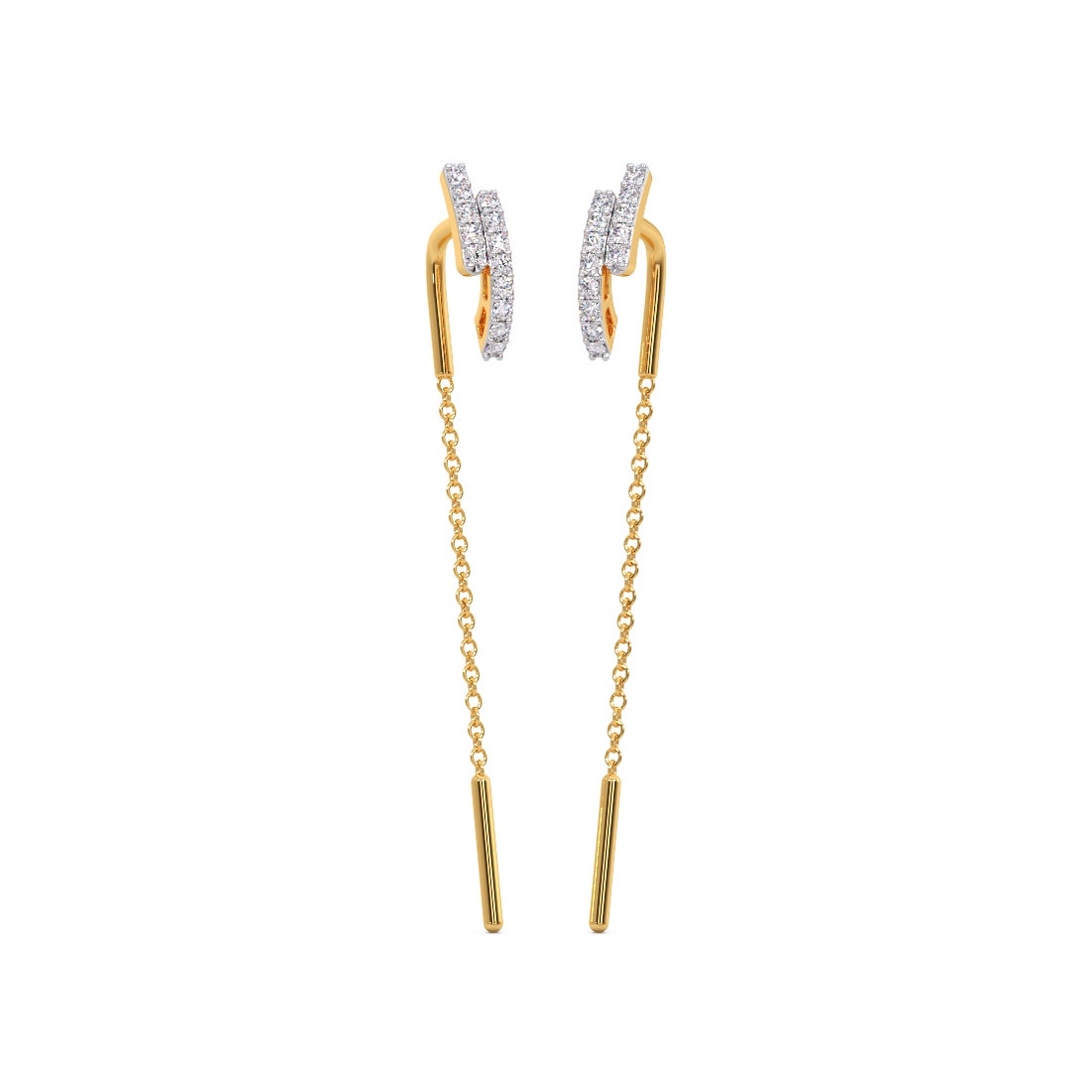 Mayet Diamond Sui Dhaga Earrings