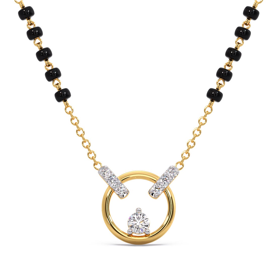 Lajitai Diamond Mangalsutra