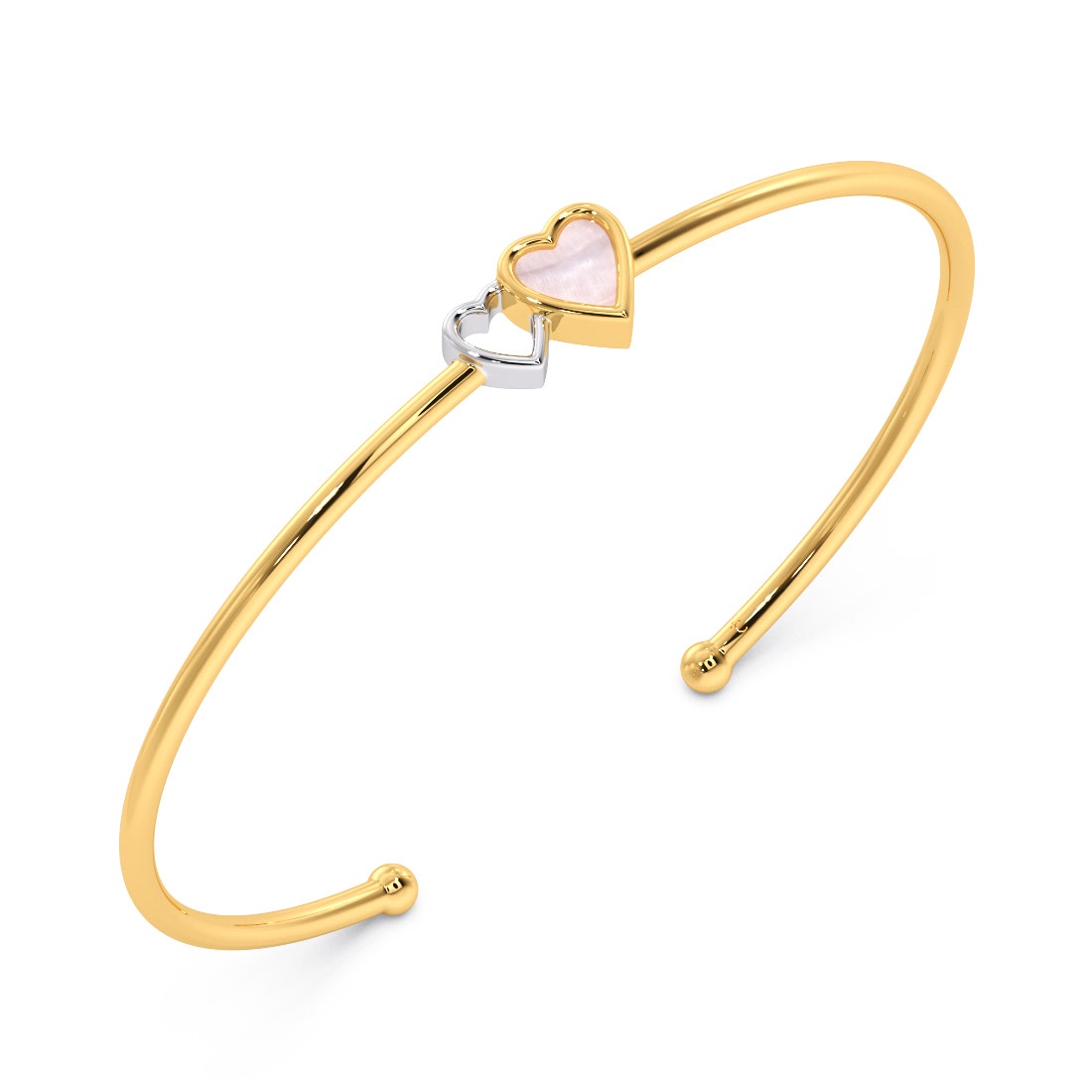 Love Language Gold Oval Bracelet