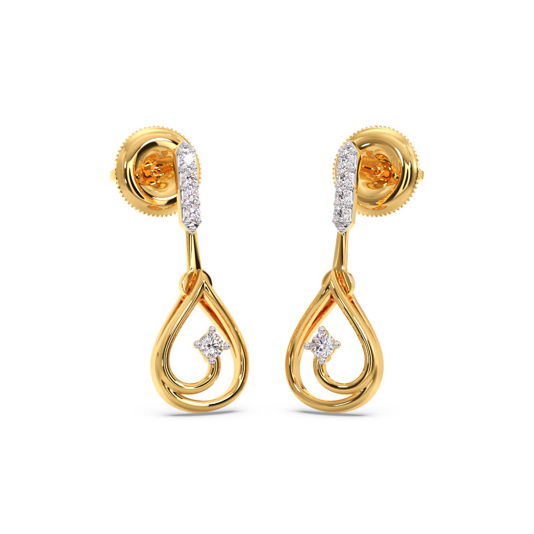 Epic Poetry Diamond Dangle Earrings