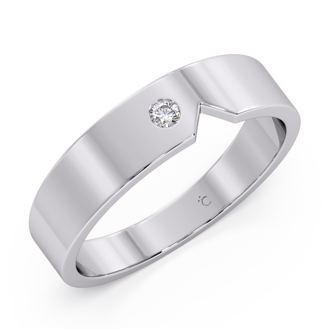 Doruk Diamond Platinum Band