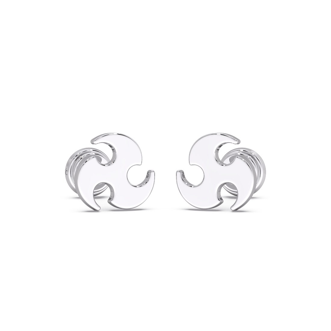 Violeta Platinum Earrings