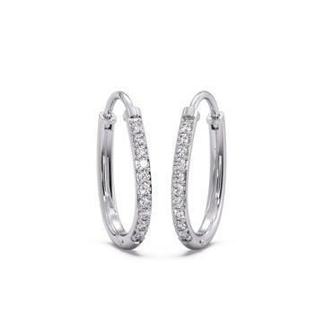 Auskara Platinum Swarovski® Zirconia Earrings
