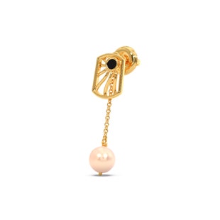 Dangle Pearl Gold Earring