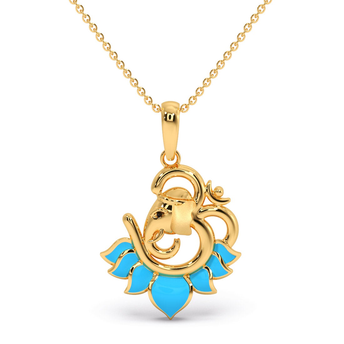 Ekakshara Gold Pendant