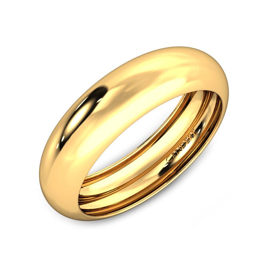 Classic Hoop Wedding Band in 3mm 24k Yellow Gold Men's & Women's –  Erstwhile Jewelry