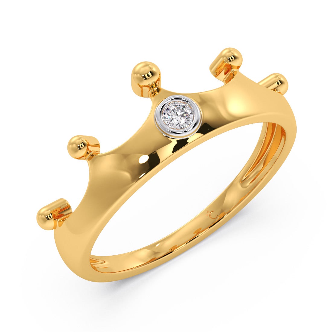 Queen Crown Diamond Ring