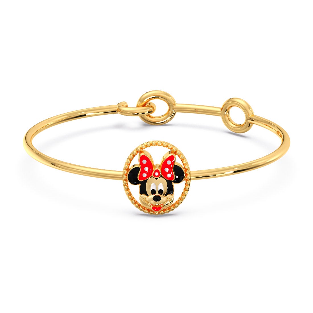 Cherry Minnie Gold Bracelet