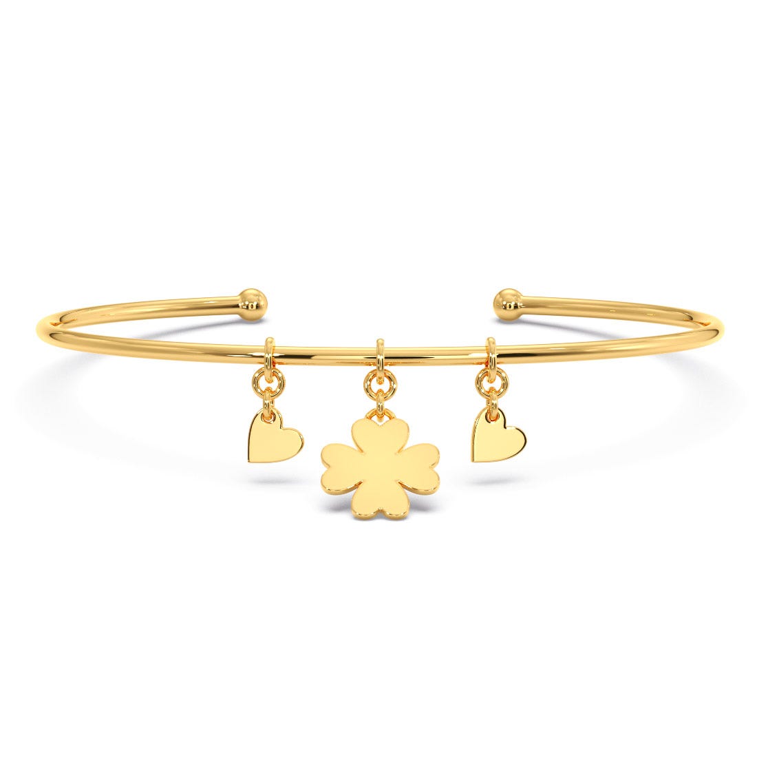 Himaja Gold Clover Bracelet