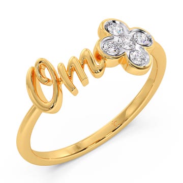 OM   Diamond   Ring