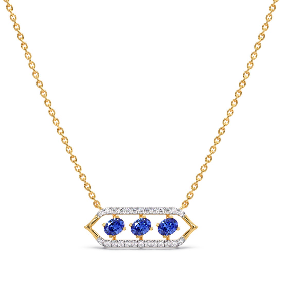 Triad Opulence Diamond Pendant Necklace