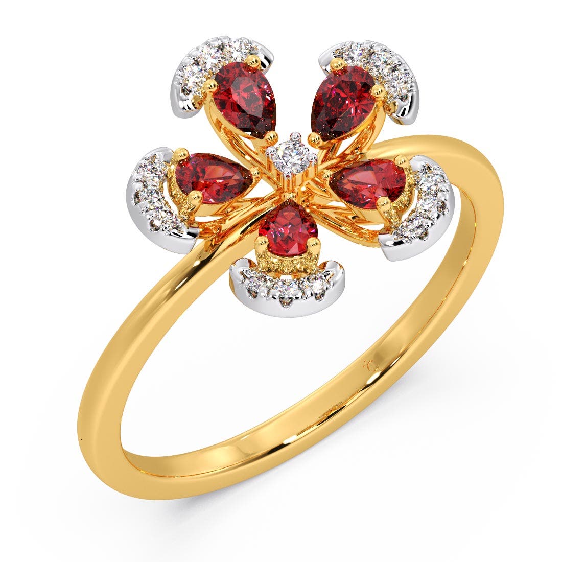 Flower Delight Diamond Ring