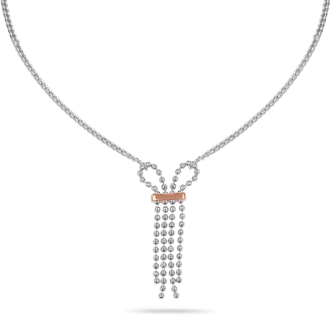 Catharsis Platinum And Rose Gold Necklace