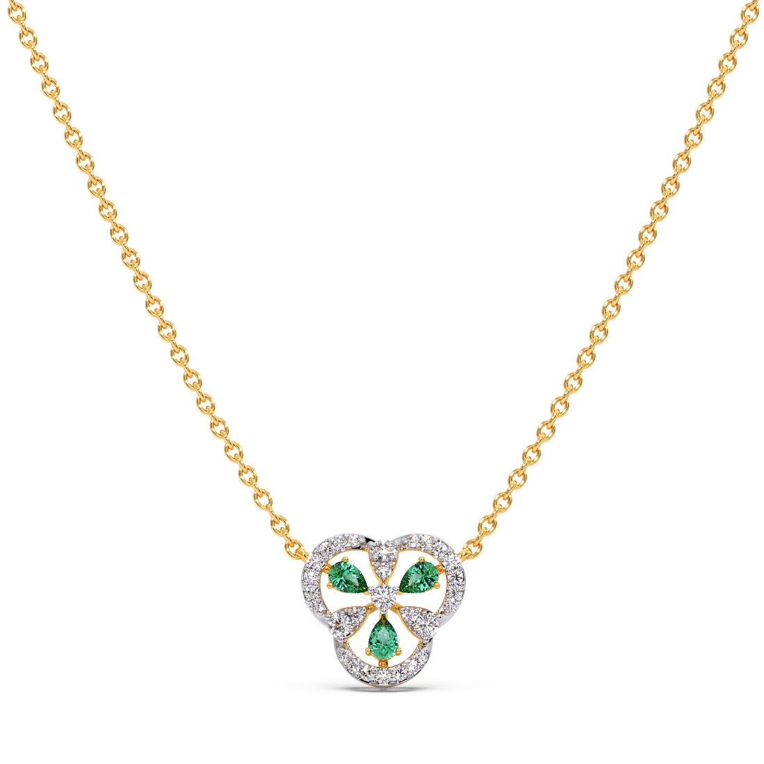 Ethereal Elm Diamond Necklace