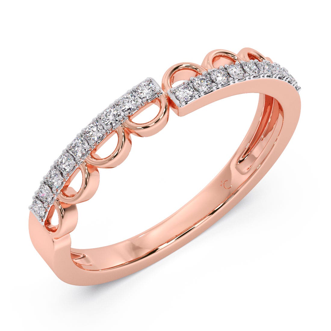 Zigzag Diamond Ring