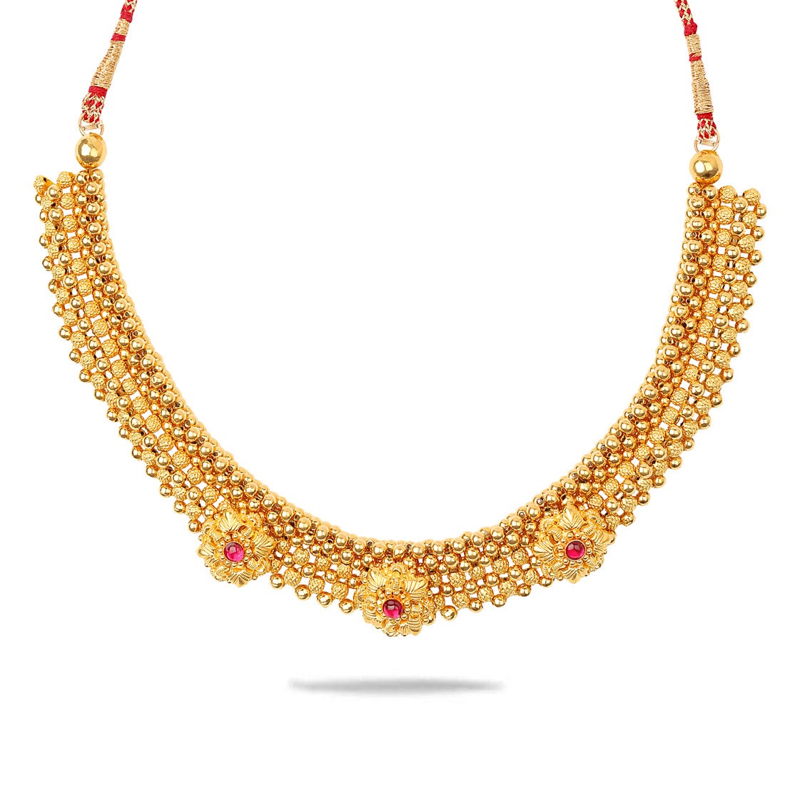 Trishaa Tushi Kyra Gold Necklace