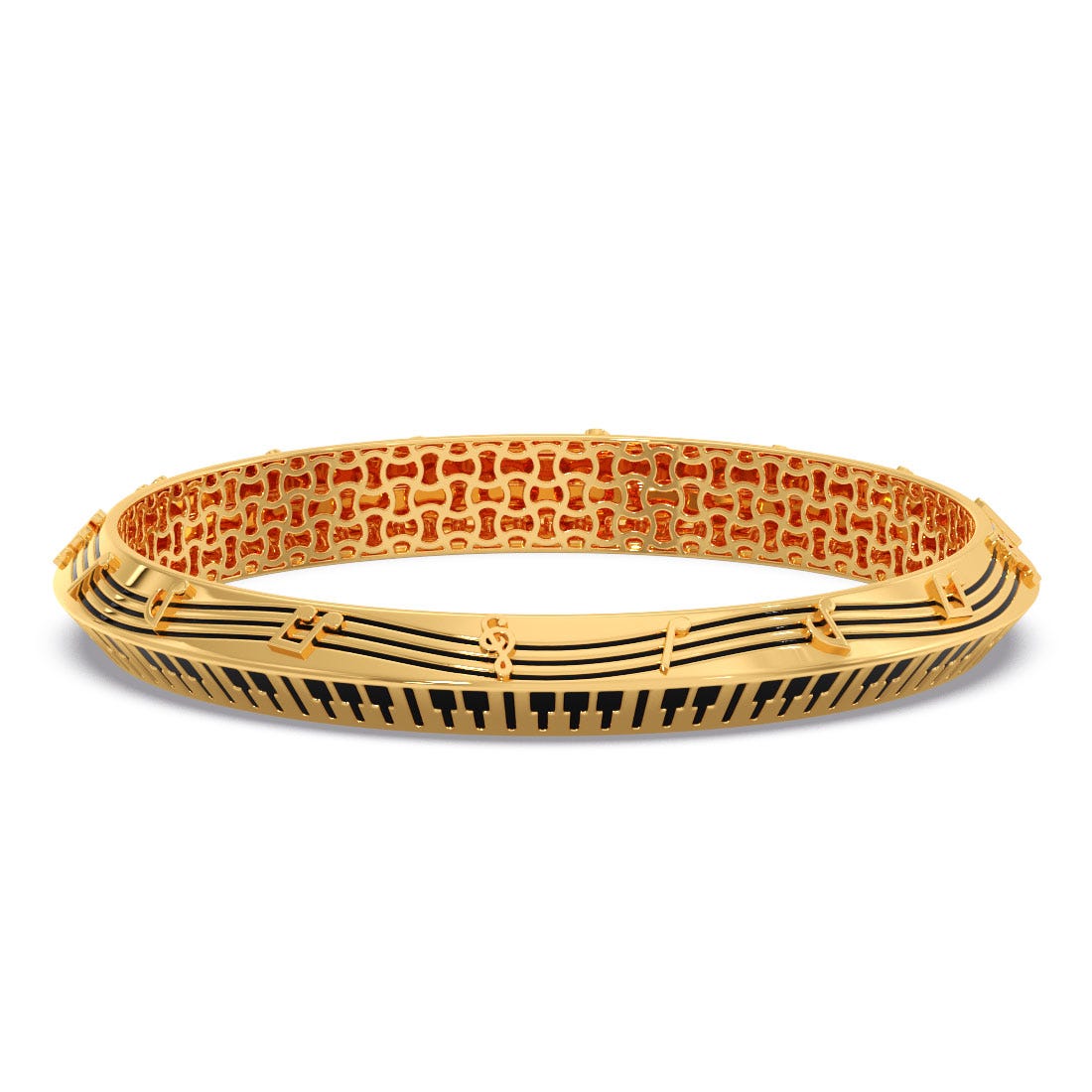 Rowaan Gold Mens Kada