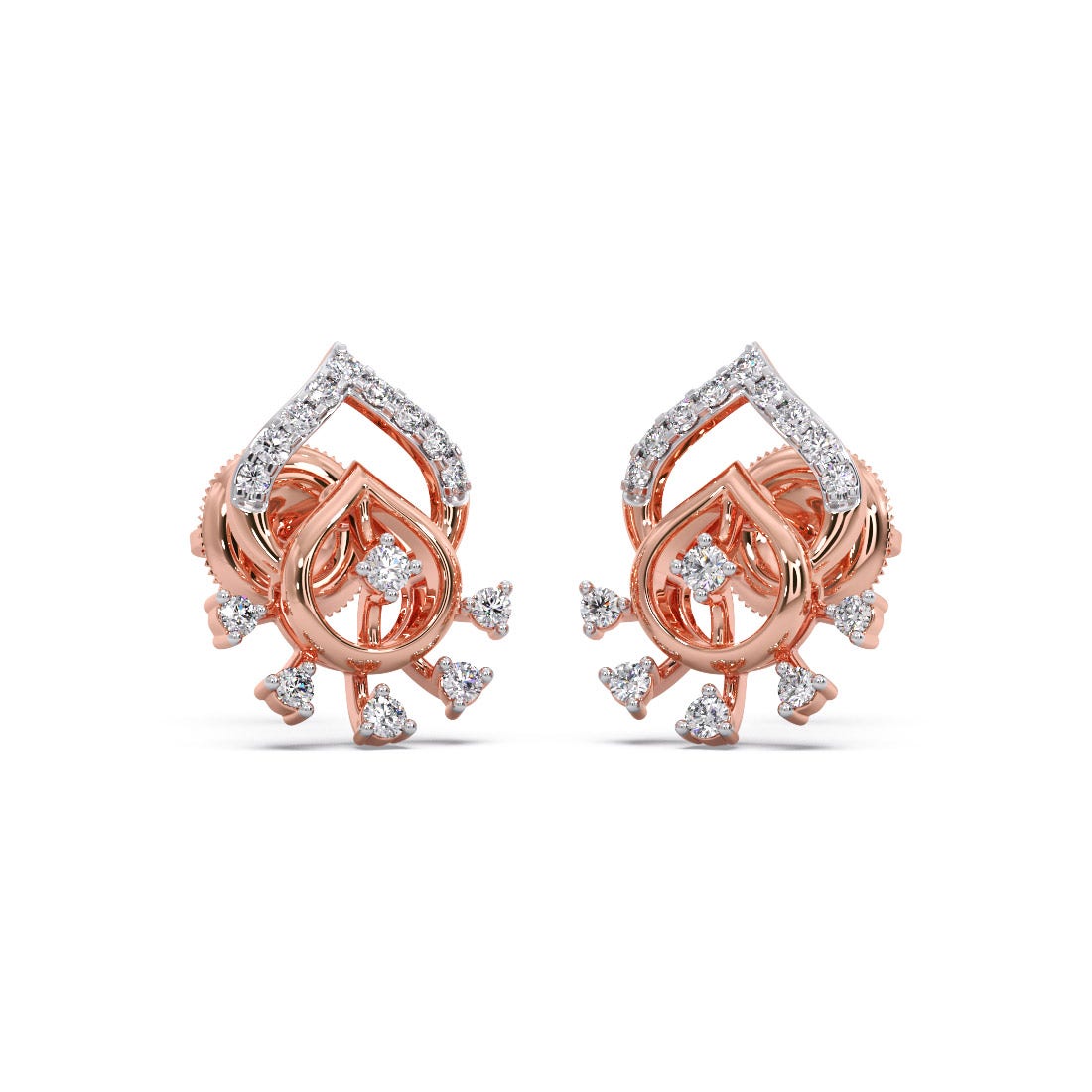 Selda Diamond Stud Earrings