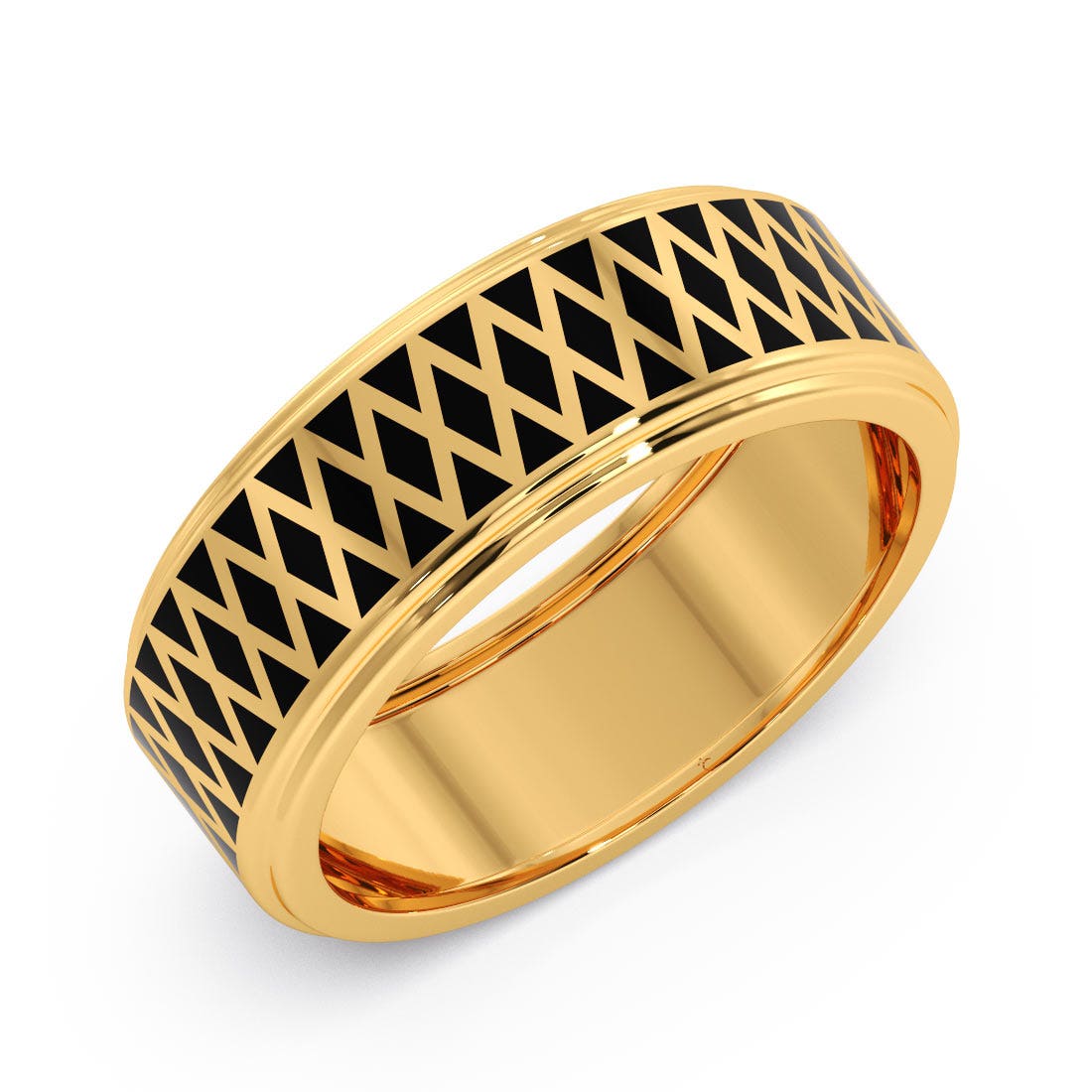 Mateo Mens Gold Band Ring