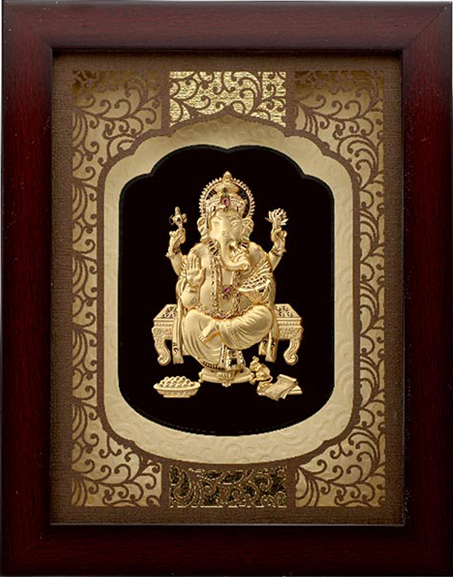 Vikata 24K Gold Foil Mini Elegant Gifting Frame
