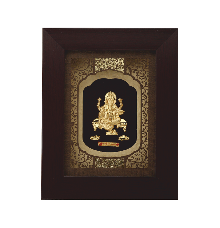 Umaputra 24K Gold Foil Mini Elegant Gifting Frame 