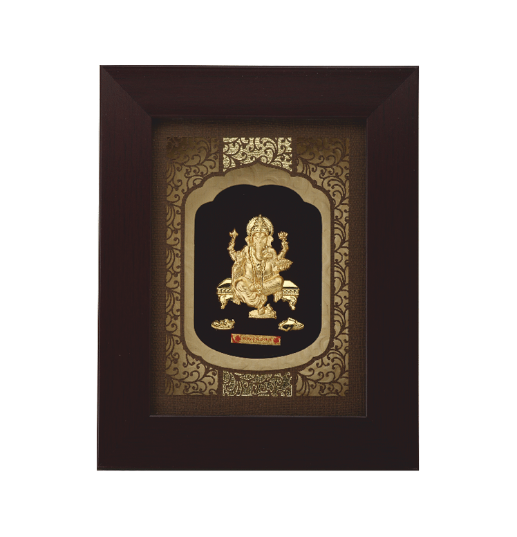 Umaputra 24K Gold Foil Mini Elegant Gifting Frame