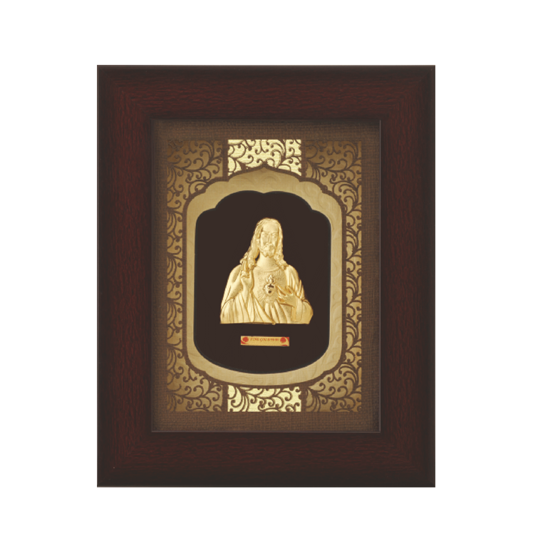 Emmanuel 24K Gold Foil Mini Elegant Gifting Frame