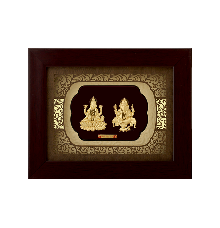 Vibha Vikata 24K Gold Foil Mini Elegant Gifting Frame