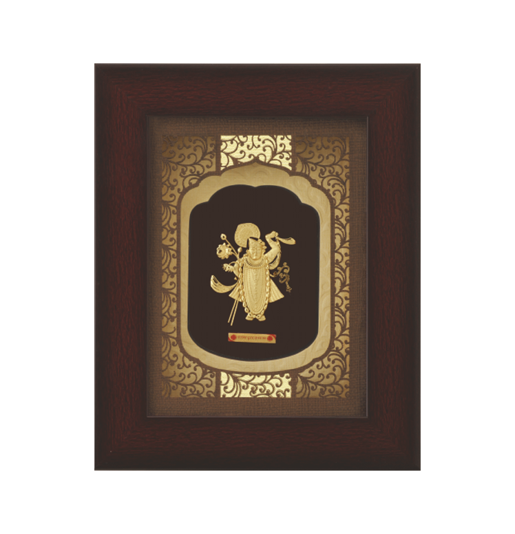 Vishnu 24K Gold Foil Mini Elegant Gifting Frame